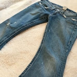 Women's True Religion Size 28 Wide Leg Jeans
